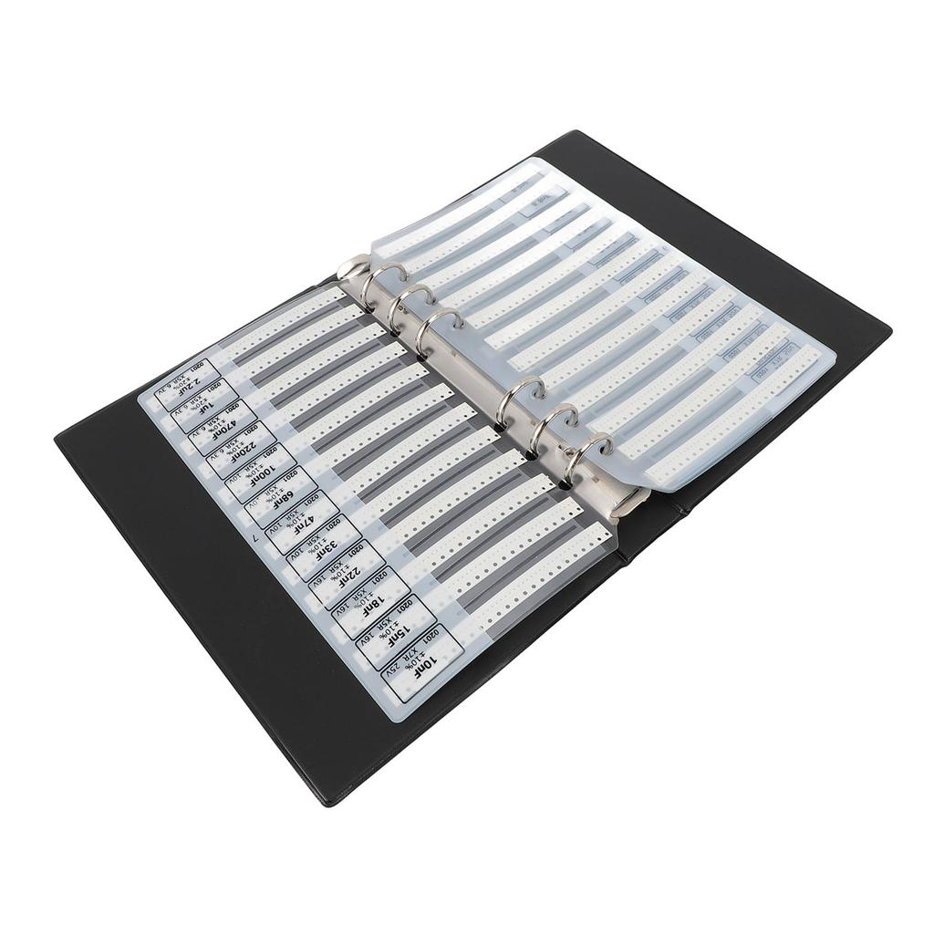 Capacitor Sample Book 84 Values High Accuracy Electronic Components Assortment Kit for Teaching and Experiment