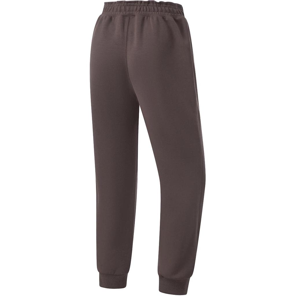 Li Ning Comfortable Simple Loose Fit Pants Women Bottoms Charcoal-Brown AKLU104-7