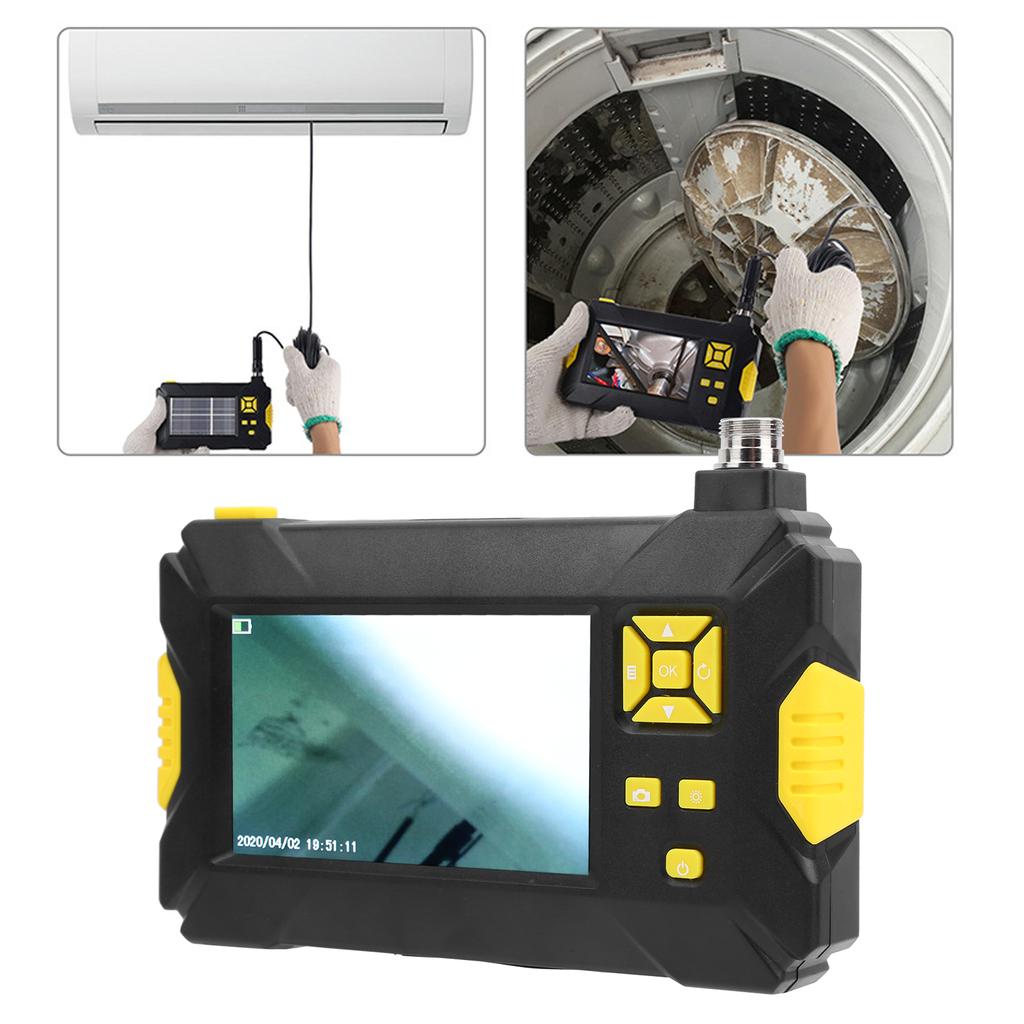 P30 3.9mm 4.3in LCD Endoscope 1080P Borescope Pipeline Inspection Camera with 6 Lights2 M   6.6ft