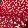 100% Cotton Fabric for Dress Bronzed Japanese Kimono Cherry Flower Print Cloth DIY Sewing for Hanfu Handbag Children Apparel Bow
