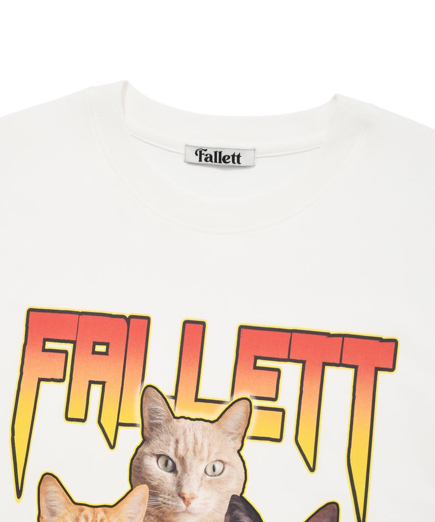 FALLETT Nero Band Short Sleeve T-Shirt White