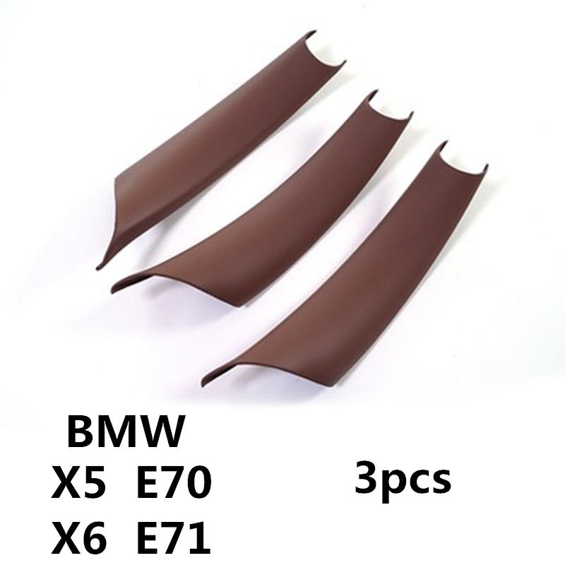 For BMW X5X6 E70 E71 F15 F16 Door Inner Handle Decorative Cover Without Removing the Original Car Handle Interior