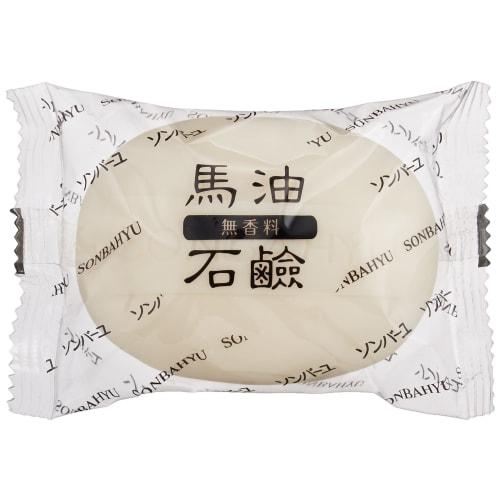 Yakushido Sonbayu Horse Oil Soap (Unscented) 85g White 85g (x 1)