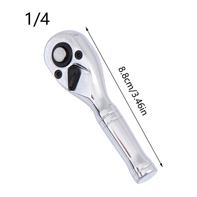 

Compact Dual-Size 72-Tooth Ratchet Wrench With Short Handle - Fast, Efficient Auto Repair Tool