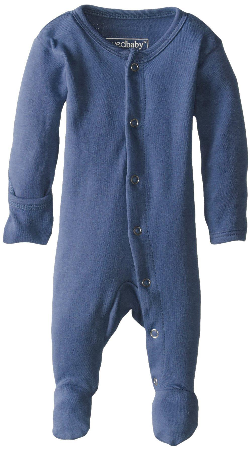 

Organic Footed Romper Baby Slate Size L ovedbaby (Snap-On) ocb-444 (Slate Blue) 9-12M (9-12 Months)