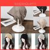 Linen Summer Hat With Rolled Brim For Casual Outdoor Wear