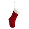 Colorblocked Thick Wool Knitted Christmas Tree Ornaments Pendants Can Be Embroidered Christmas Stockings Gift Bags