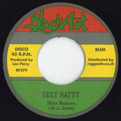 

7inch Record MAX ROMEO - Sexy Natty / Stealin RF279 Black Art/Regga 2019 Europe Reggae, Ska & Dub Used