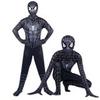 Unisex Kids Short Sleeve Hero Hoodie with Bat and Spider Mask Design
