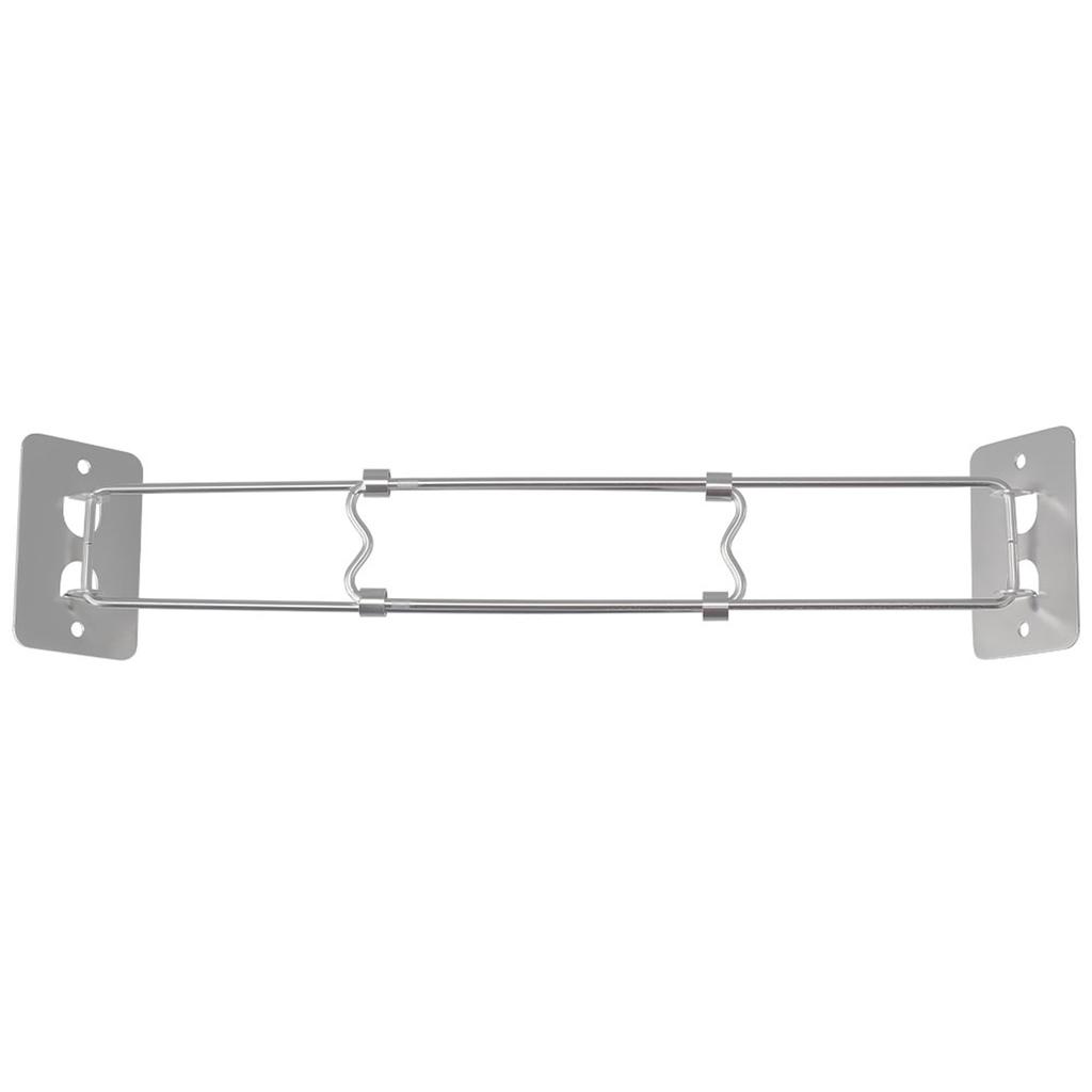 RV Shower Corner Storage Bar, Adjustable Stainless Steel Bathroom Corner Storage Bar for Camper