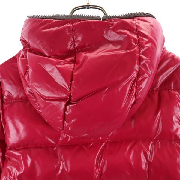 DUVETICA Nylon Long Sleeve Down Jacket 42 Pink Hood Women Used