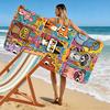 Colorful Cartoon Animal Towel Beach Towel Quick-drying for Travel Outdoor Sports Jogging Beach and Swimming