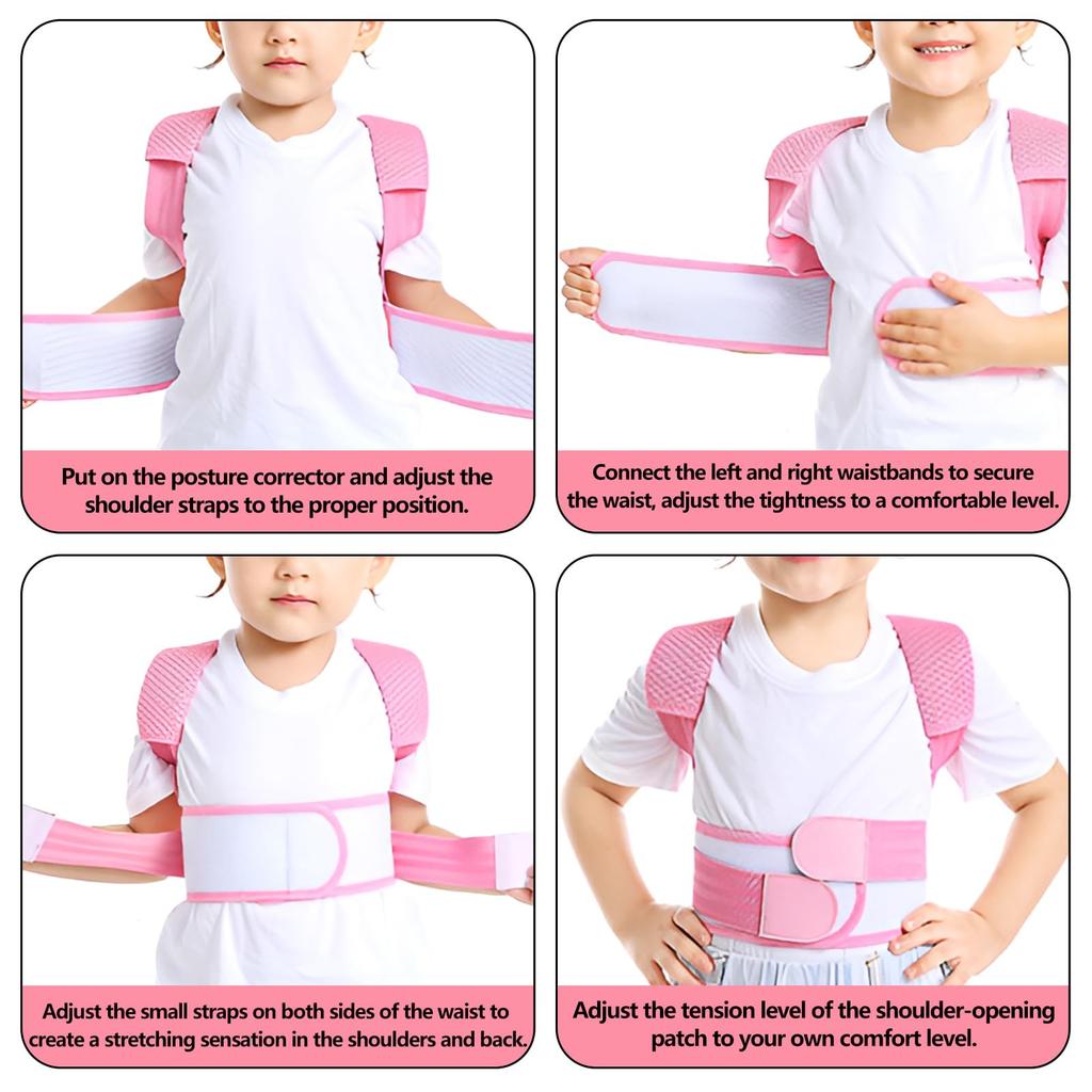 Adjustable Kids Posture Corrector Back Support Belt Orthopedic Corset For Spine Lumbar Shoulder Braces Health