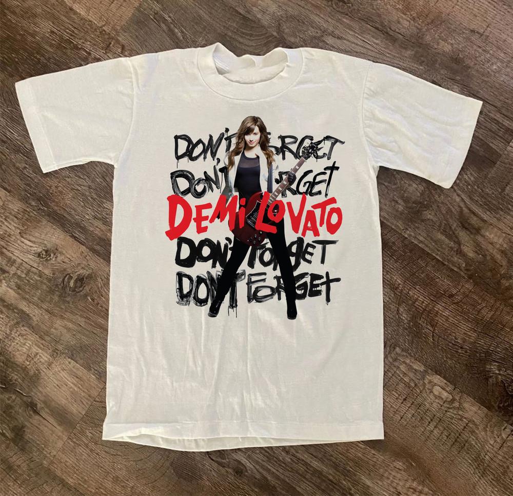 

Demi Lovato Don#039;t Forget Clear Unisex TShirt Short Sleeve BL2.808 Unisex T-Shirt M