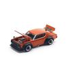 POP RACE SKYLINE V8 DRIFT ORANGE Finished Product PR640173 1/64 GT-R (KENMERI)