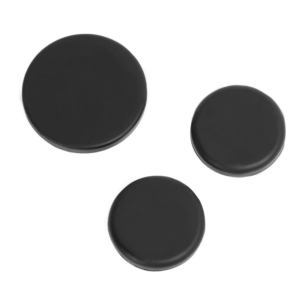 3PCS Air Conditioning Button Cover Switch Ring Trim for Jeep Wrangler JK 11-17