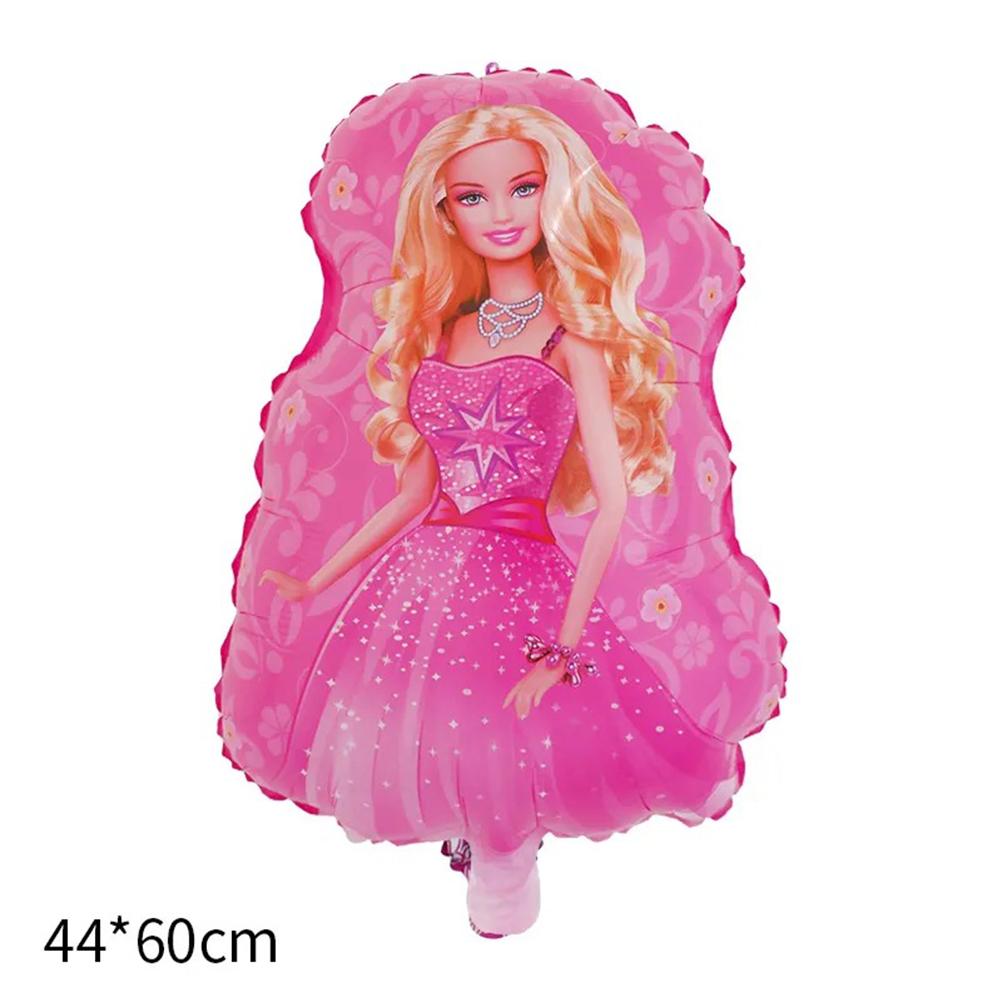 10ks Sada balónků Barbie Růžové balónky pro holky pro dekorace s tématem princezny