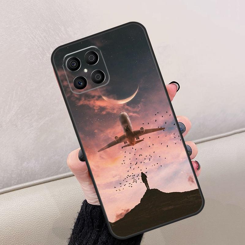 

Plane Fly Your Dreams For Honor Magic 8 Pro 6 7 Lite Case For Honor Win RT 400 200 50 70 90 X8c X8b X9a X9b X9c X9d Honor X9c