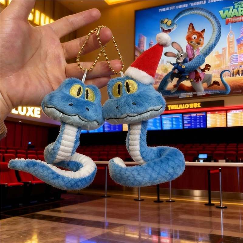 New Zootopia 2 Gary A Snake Plush Toys Can Be Bent Anime Fidget Toy Rotatable Articulated Ornament Toys Christmas Gift