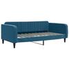 VidaXL Lit de jour avec matelas bleu 100x200 cm velours 3197045