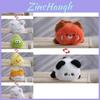 Adorable Plush Animal Keychain Cute Cartoon Stuffed Animal Bag Charm Gift Idea