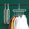 Multi-functional Magic Clothes Hanger with Hooks and Storage for Home, Students, and Drying Cabinets