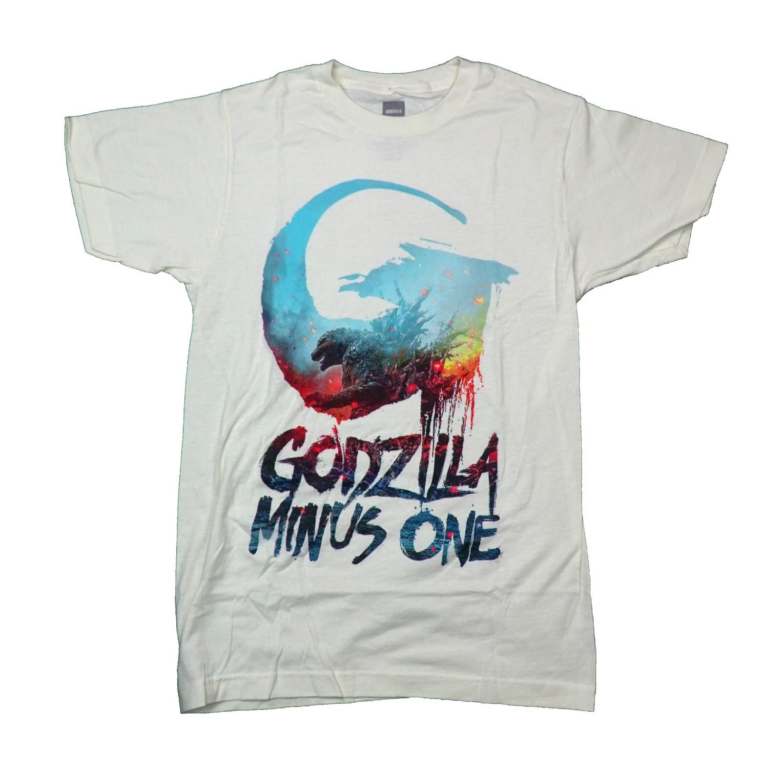 Godzilla Minue One New Adult T-Shirt - Godzilla Inside Dripping Crescent L