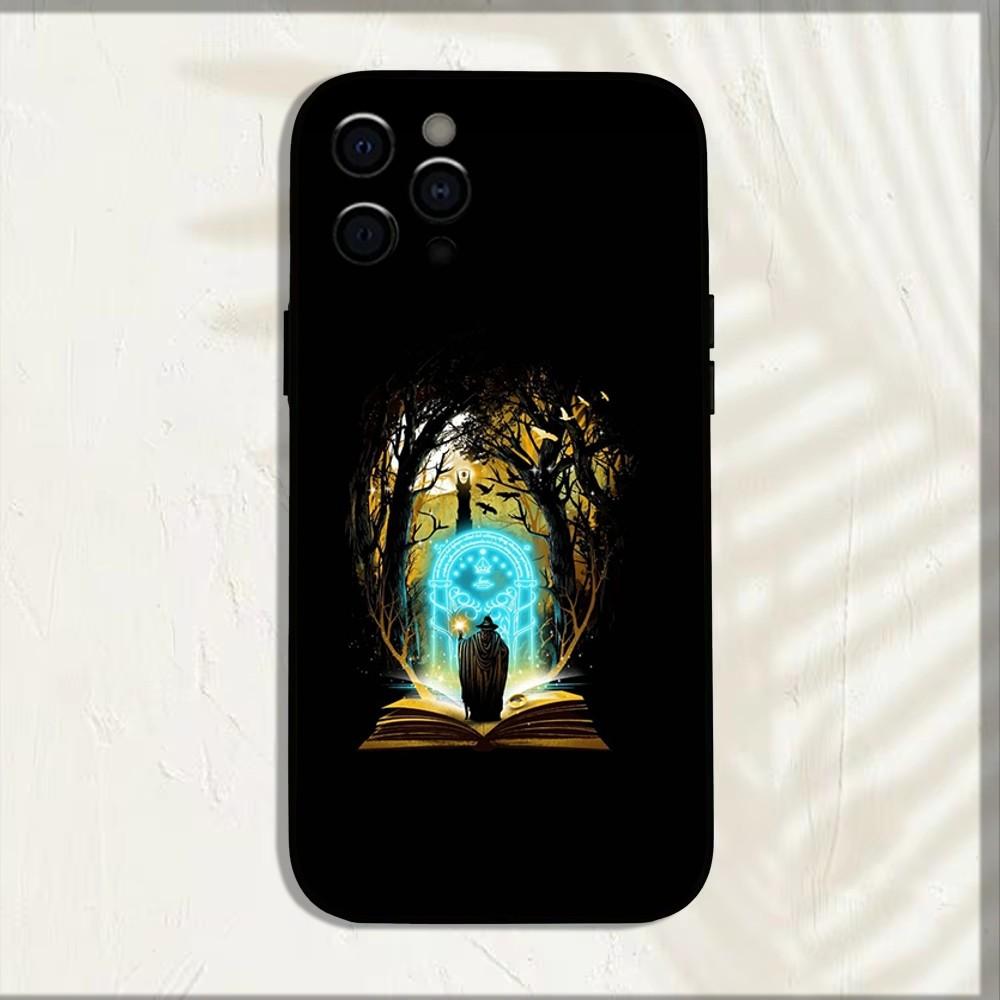 Film The L-Lord R-Rings Phone Case For iPhone 16,15,14,13,12,11,Pro,X,XS,Max,XR,Plus,Mini Soft Black Cover