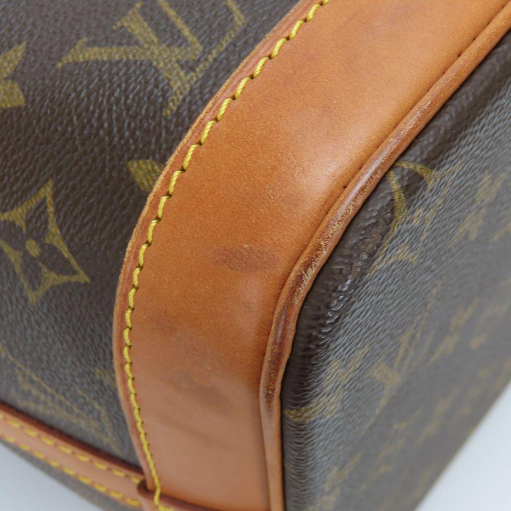 Used LOUIS VUITTON Shoulder Bag Amphor Three M47275 Monogram/Nume leather Brown Sharon Stone collaboration