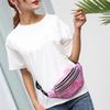 Simple Style Waist Pack for Women Shiny Laser Bum Hip Belt Bag for Girls Party Purse Small Chest Packs