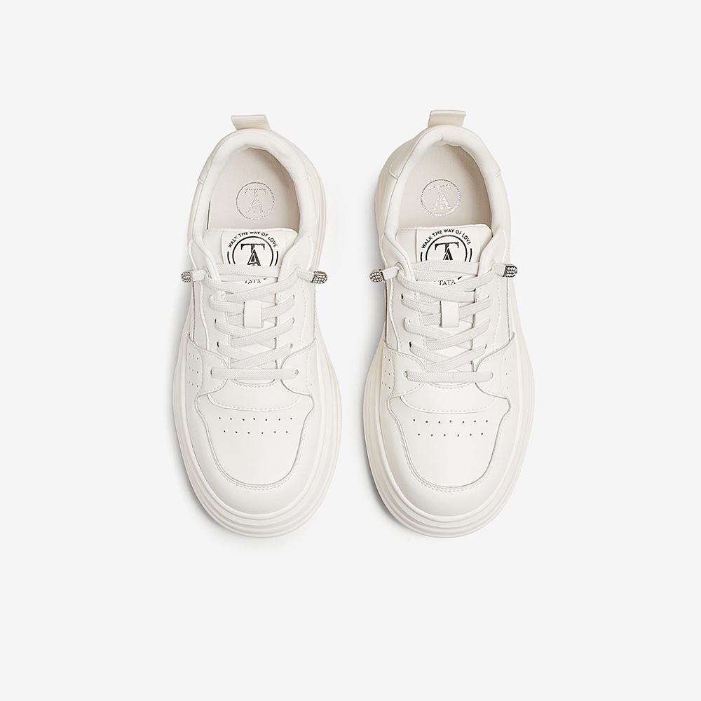 TATA/She 2025 Spring Shopping Mall Same Fashion Casual Board Shoes Female