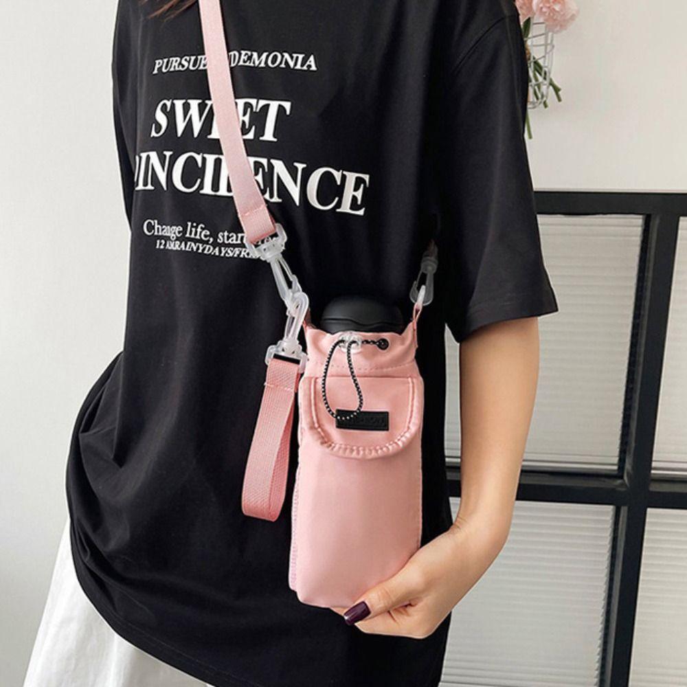Waterproof Crossbody Water Bottle Purse Multi-functional Water Bottle Sling Bag  Picnic