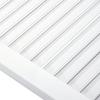 VidaXL Portes à persiennes 2 pcs Bois de pin massif Blanc 69x49,4 cm