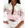 Hot Ladies Shirt 3D Print Long Sleeve Loose Shirts Hawaiian Shirts Fashion and Casual Character Size Comfortable Fabric