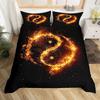 Yin Yang Duvet Cover King Queen Boho Trippy Psychedelic Art Comforter Cover Gossip Spark Bedding Set Microfiber Soft Quilt Cover