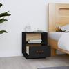 VidaXL Bedside Table Black 40x34x45 Cm Solid Pine Wood818303
