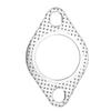 1.75in Exhaust Pipe Flange Gasket 2 Bolts Perforated Steel Universal for Turbo Elbows Down Pipes