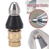 Stainless Steel Sewer Jetter Nozzle Quick Connect Drain Cleaning Jetter  Pipe Blockage Removal