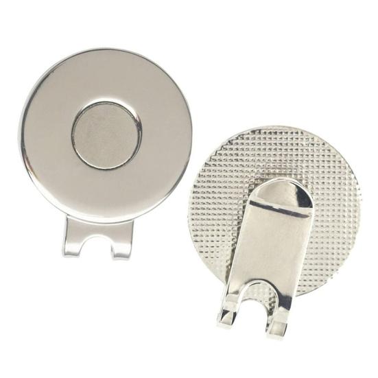 Golf Hat Clip Anti-rust Golf Tool Zinc Alloy Magnetic Golf Ball Marker Hat