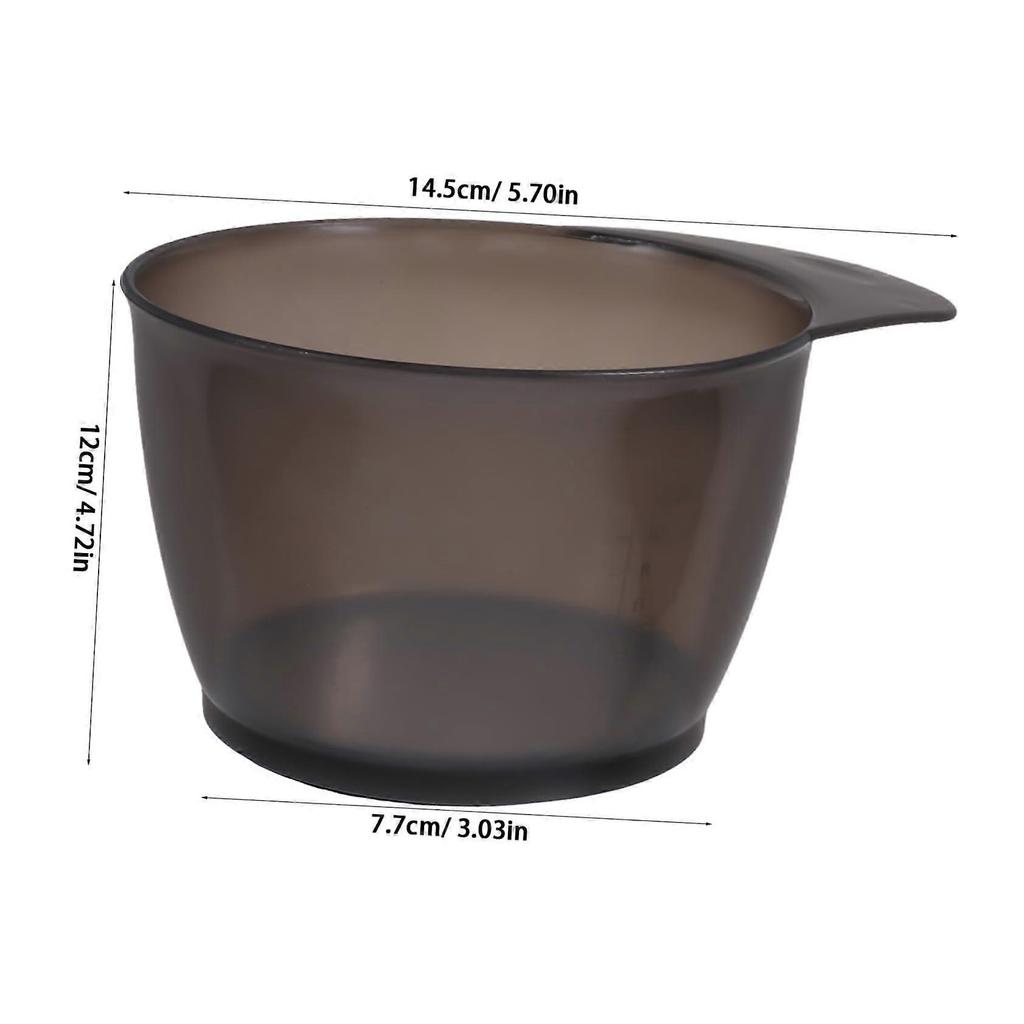 Hair Dye Mixing Bowls Set 6pcs Plastic MultiColor Stackable for Salon and Home Easy Clean