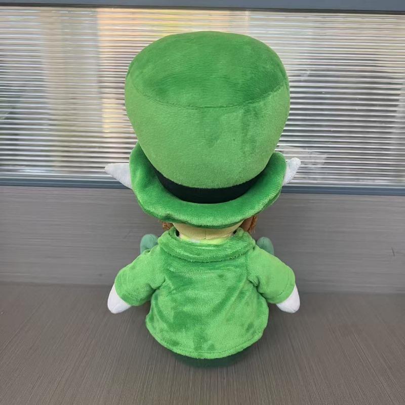 Latest St.Patrick Day Plush Doll Green Cap Gown Animal Playthings Cartoon Stuffed Gentle Toy Xmas Birth Date Present designed for Children