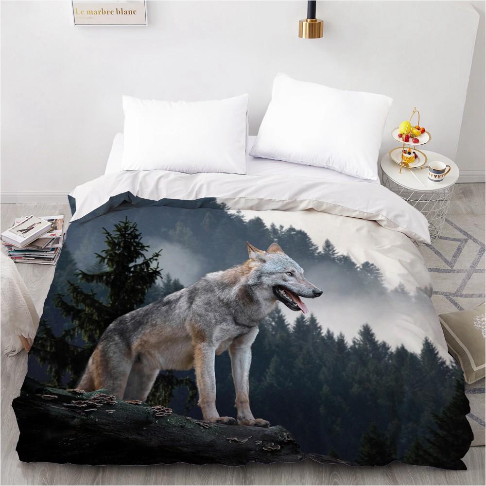 Comforter Boho Wolf - Wildlife Animal Theme