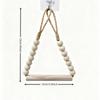 Nordic  Style Wood Tissue Holder Handwoven  Rope Roll  Paper Holder  Towel Display