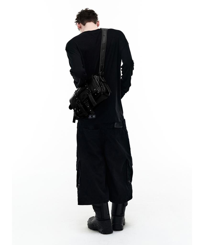 Opus 0012 Op. 10Vlad Studded Cross Bag Black