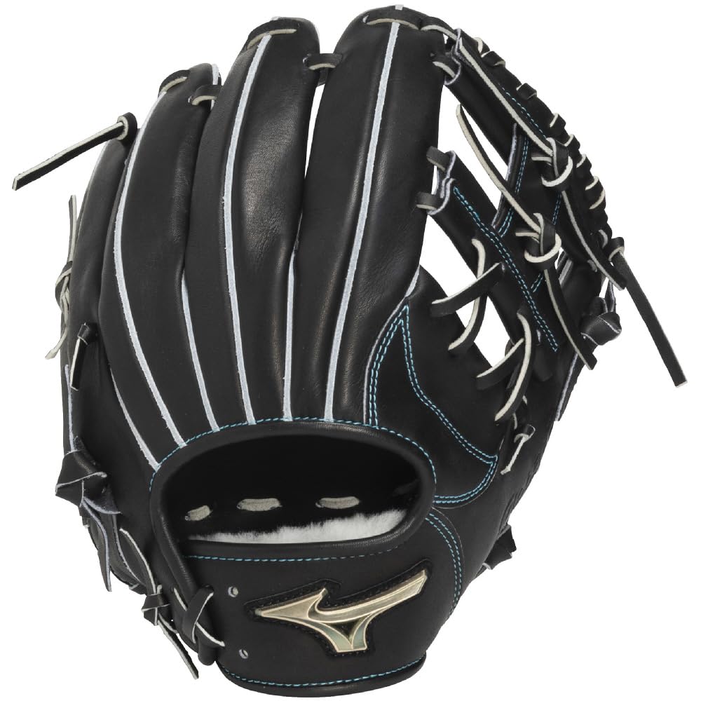 

Mizuno Baseball Glove Size 9 Teen Age Hardball Infielders Right-Handed Black
