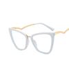 Oversize Cat Eyes Frame Clear Lens Glasses Women Men Myopia Nerd Spectacles Degree -0.5 -1.0 -2.0 -3.0 -4.0 To -6.0