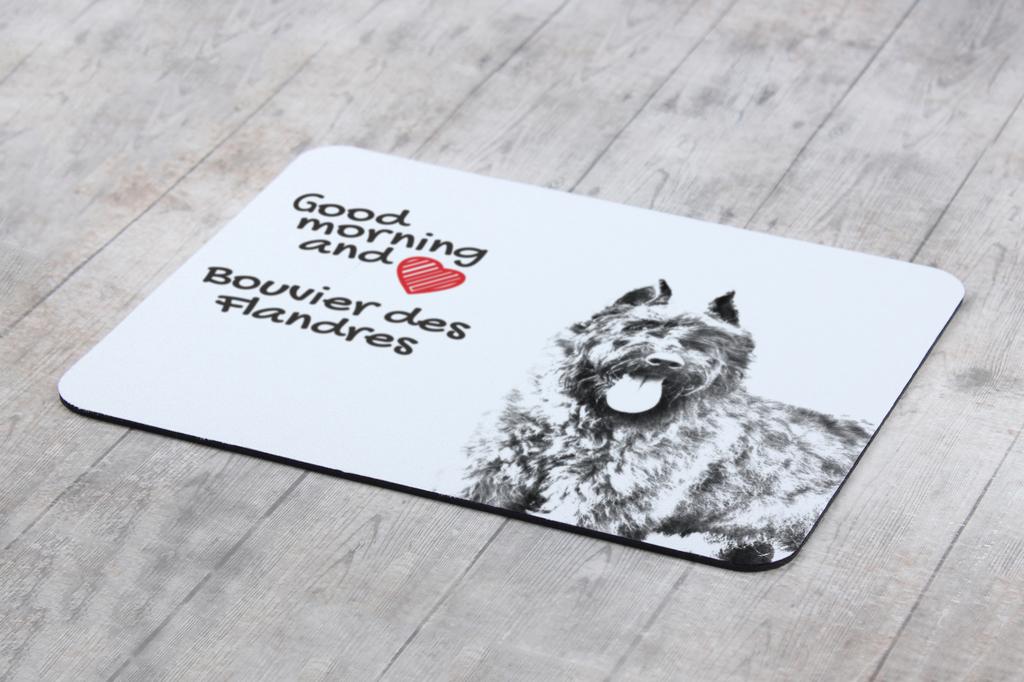 Bouvier des Flandres, Flanders Cattle – Mouse pad with print, personalized dog-themed mouse pad | Art-Dog