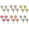 4 Pcs Artificial Flowers Artificial Daisy Flowers Outdoor Fake Wildflowers with Stems for Home Garden Decoration White