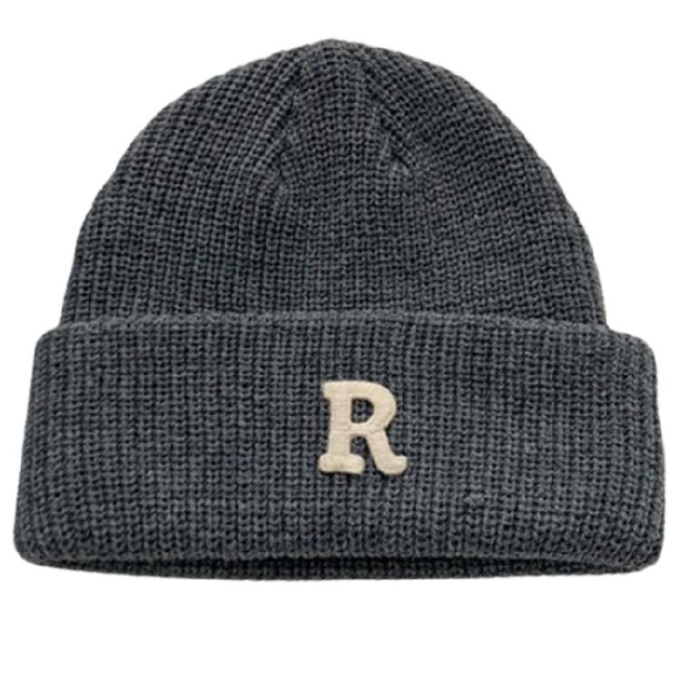 Letter Label Hat Girls Bonnet Y2K Fashion Knitted Hat Adult Headdress Casual Hat