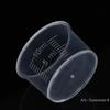 20Pcs 10ml Measuring Cup Clear Disposable Liquid Volumetric Measurement Cup Graduated Measure Beaker Kitchen Baking Tool